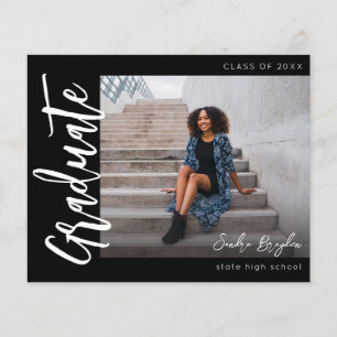Papier Budget Photo H MOD Chic 5 Faire-part de graduation