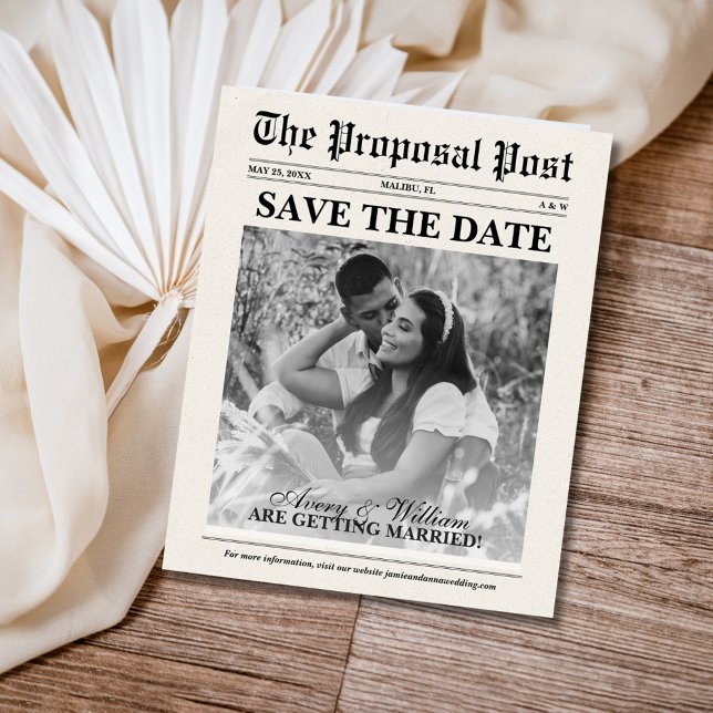 Papier Budget Photo Journal Mariage Enregistrer La Date (Créateur téléchargé)