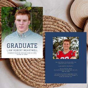 Papier Budget Photo Marine Gold Sporty Grad Faire-part