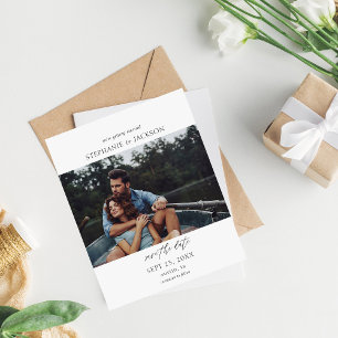 Papier Budget Photo Modern H Pano Enregistrer la date