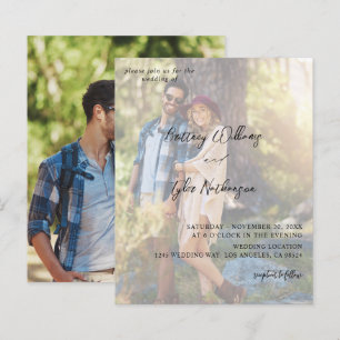 Papier Budget Photo moderne 12 Mariage vertical