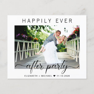 Papier Budget Photo moderne QR Code Réception de mariage