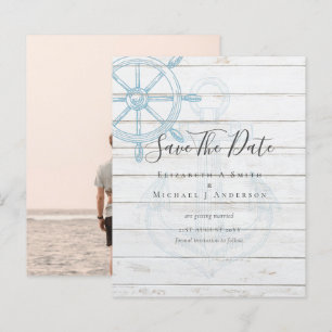 Papier BUDGET PHOTO Nautique Économiser Dates Sea Beach O