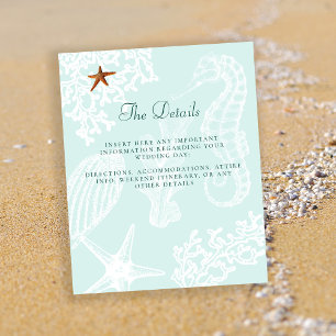 Papier Budget plage destination mariage détails insérer
