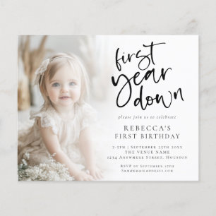 Papier Budget Première année - photo 1er anniversaire