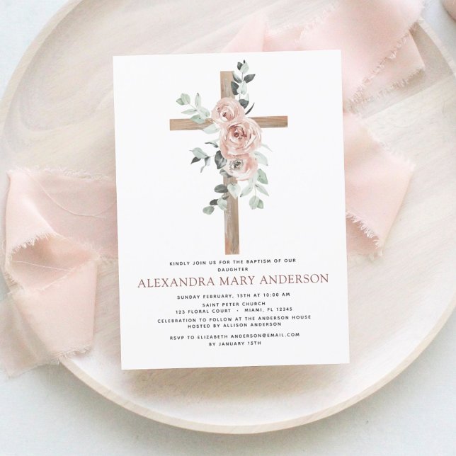 Papier Budget Première Communion Sainte Dusty Rose (Créateur téléchargé)