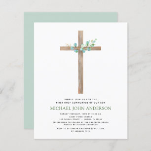 Papier Budget Première Communion Sainte Verdure Eucalyptu