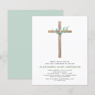 Papier Budget Première Communion Sainte Verdure Eucalyptu