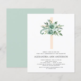Papier Budget Première Communion Sainte Verdure Eucalyptu