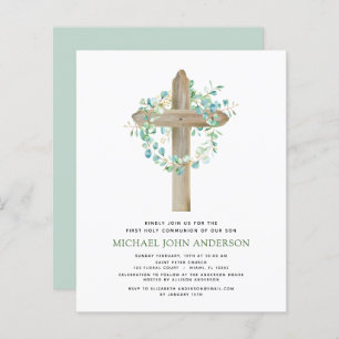 Papier Budget Première Communion Sainte Verdure Eucalyptu