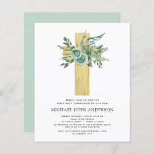 Papier Budget Première Communion Sainte Verdure Eucalyptu