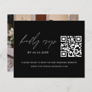 Papier Budget QR Code RSVP Mariage photo
