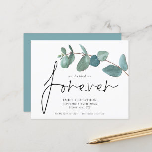 Papier Budget que nous avons décidé sur Forever EucalyptU