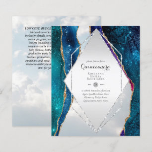Papier BUDGET QUINCEANERA - AGATE Sparkles Glamor Chic