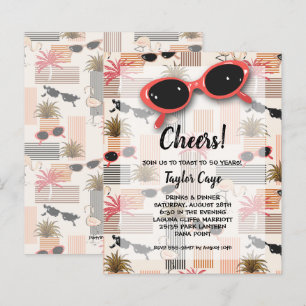 Papier Budget Retro Lunettes de soleil 50e anniversaire I
