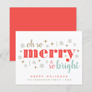 Papier Budget Rétro Noël Oh So Joyeux