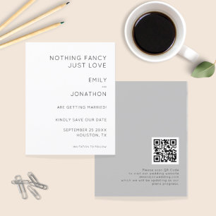 Papier Budget Rien De Fancy Just Love QR Code Enregistrer
