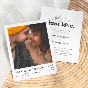 Papier Budget Rien de Fantaisie Juste Amour Mariage Rétro