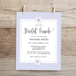 Papier Budget Romantique Floral Lilac  Petit déjeuner de 