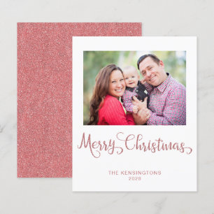 Papier Budget Rose de Noël Gold Pink Parties scintillant 