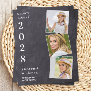 Papier Budget Rustic 3 Faire-part de diplôme photo
