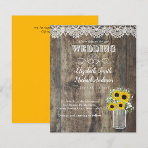 Papier BUDGET Rustique Dentelle de tournesol en bois de m