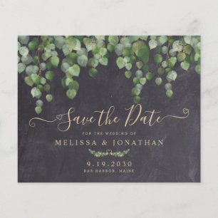 Papier Budget Rustique Eucalyptus Mariage Enregistrer La
