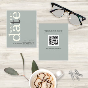 Papier Budget Sage ivoire QR Code Texte Enregistrer la da