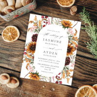 Budget Sunflower & Fleur sauvage Floral Mariage