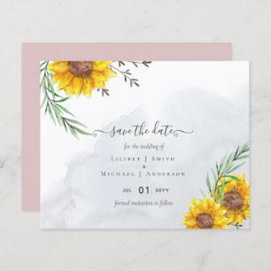 Papier Budget Sunflowers Rustic Woodland Garden Date de s