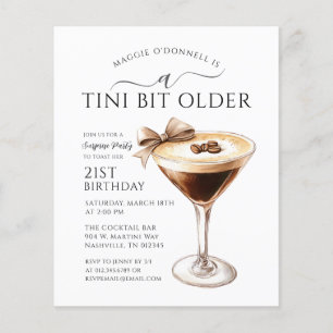 Papier BUDGET SURPRISE PARTY Tini Bit Older Martini 21e