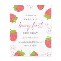 Budget Sweet Berry Première fille 1er anniversaire