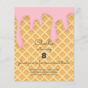 Papier BUDGET Sweet Traitements Glace Anniversaire Invita