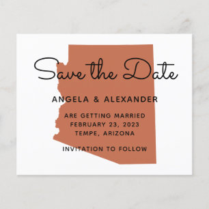 Papier Budget Terracotta Arizona Mariage Enregistrer La D