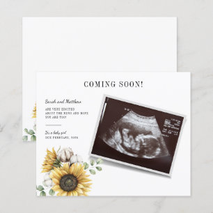 Papier Budget Tournesol Eucalyptus Grossesse bébé Révélat