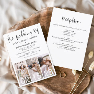 Papier Budget tout en un Le Mariage du minimaliste