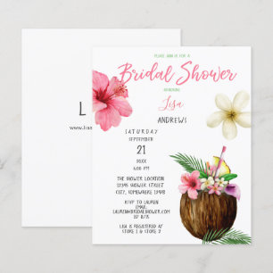 Papier Budget Tropical Hawaiian Floral Fête des mariées