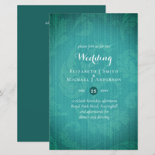 Papier BUDGET Turquoise Mystique Mariage Invitation