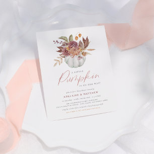 Papier Budget Un Petit Baby shower Citrouille Boho Girl