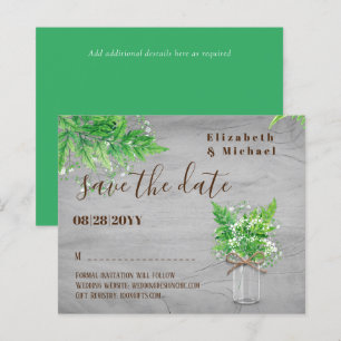 Papier BUDGET Vert Économie Dates Ferns Gry monochromatiq