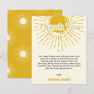 Papier Budget Voici le fils baby shower Merci