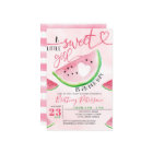 Budget Watermelon Baby shower rose Invitation