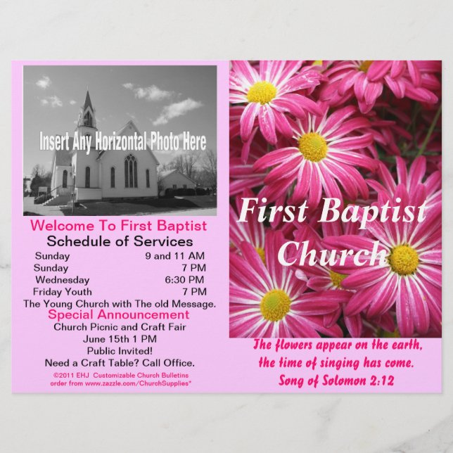 Papier Bulletin Hebdomadaire Personnalisable (Extérieur S (Devant)