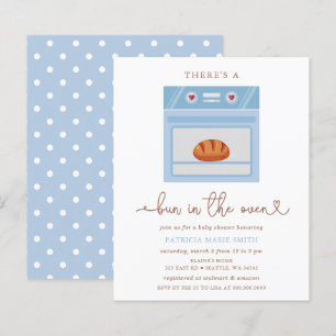 Papier Bun Budget Dans Le Baby shower Bébé Bleu Four