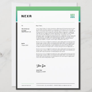 Papier Business Letterhead Template