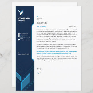 Papier Business letterhead template