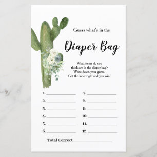 Papier Cactus Fleurs blanches Taco à propos Amour Sac cou