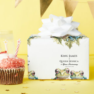 Papier Cadeau 10 ans Mariage Anniversaire Jardin Décontractée fê