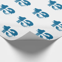 13ème anniversaire pour n'importe qui, bleu sur le