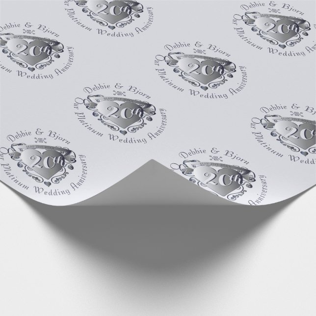 Papier Cadeau 20e anniversaire du Platinum Heart Emblem (Coin)